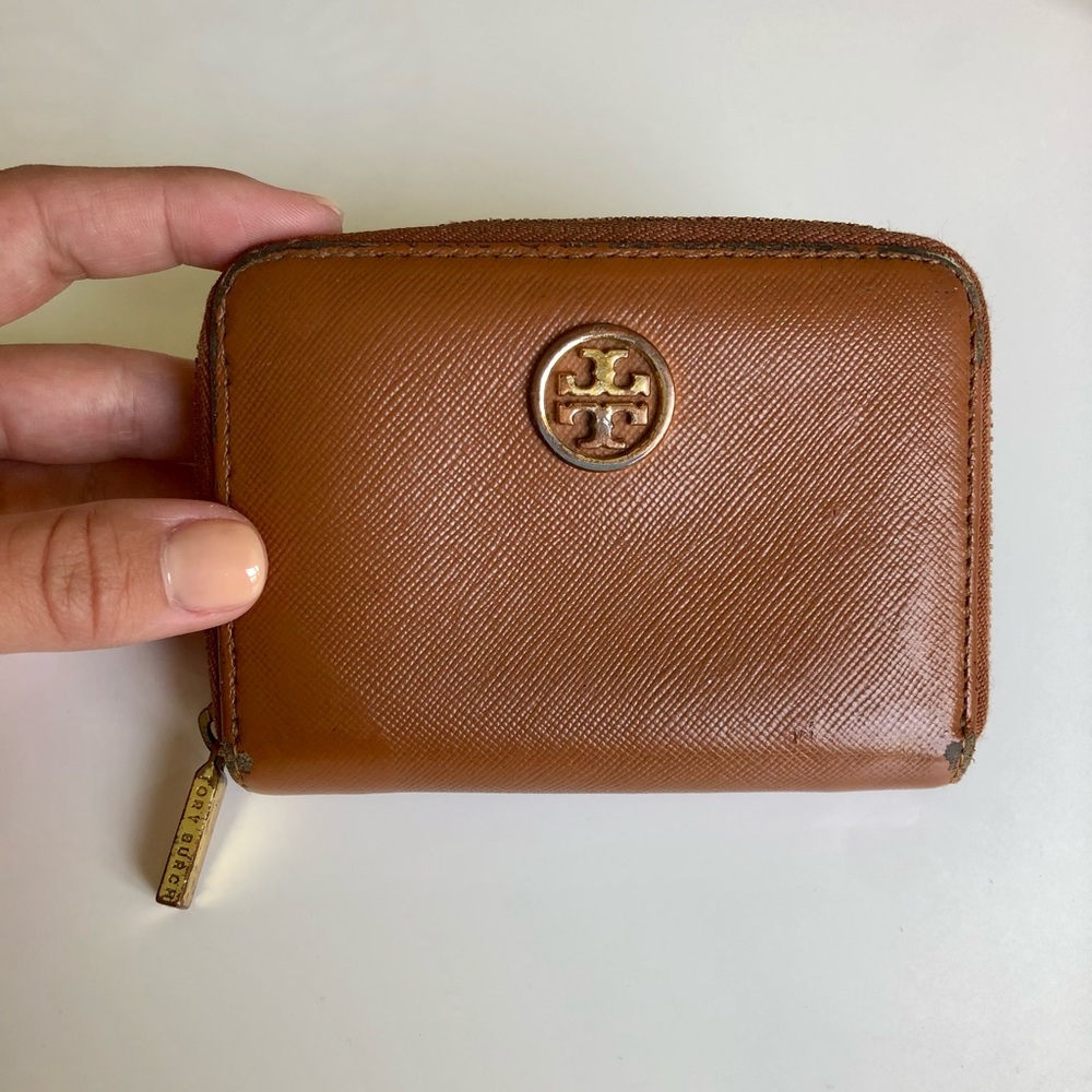 Tory Burch Robinson Zip Coin Case
